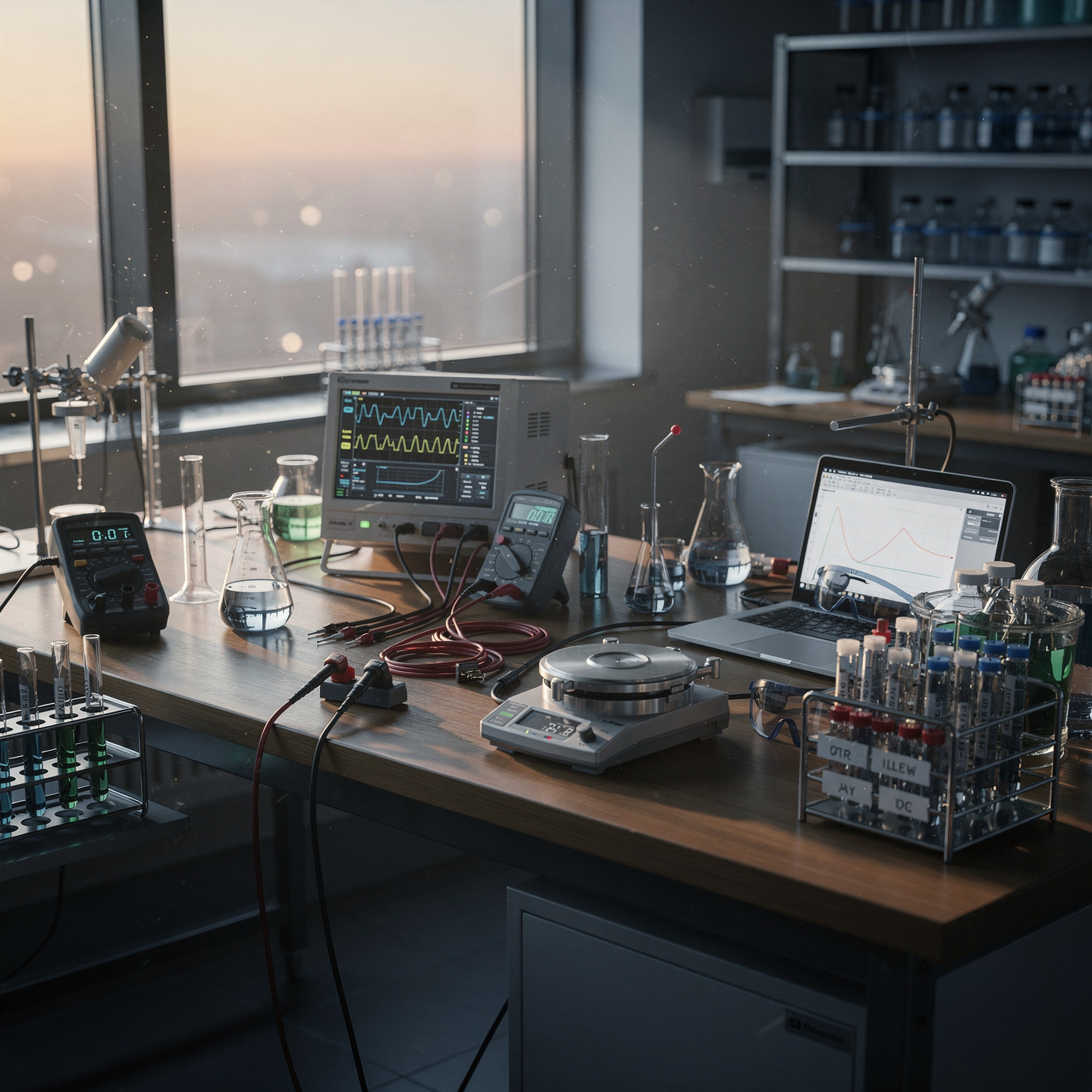 Technical testing workspace representing API testing and test automation engineering